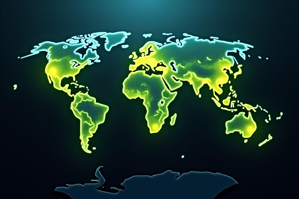 Interactive world map showing locations of Emerald Chain conservation projects across South America, Africa, and Southeast Asia rainforests